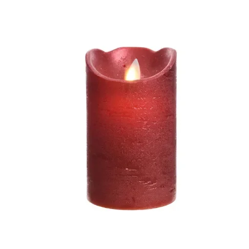 LUMINEO - LED Indoor Candle Red Metallic Finish - 36458 product image