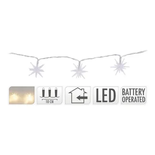 LUMINEO - Decorative Star Garland with 10 LED Lights - 72308 product image