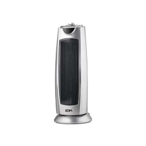 EDM - Ceramic Tower Radiator Silver 1000-2000W - 07209 product image