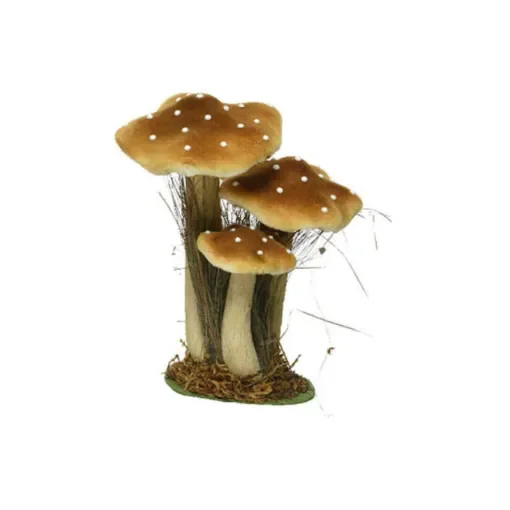NO DISPONIBLE - Set of 3 Mushrooms on Moss - 72414 product image
