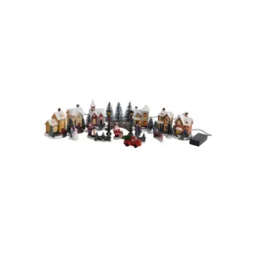Divers - LED Christmas Village Scene with Santa - 71944 product image