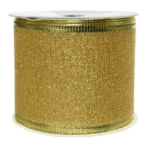 DECORIS - Gold Glitter Ribbon 270x6mm - 72284 product image