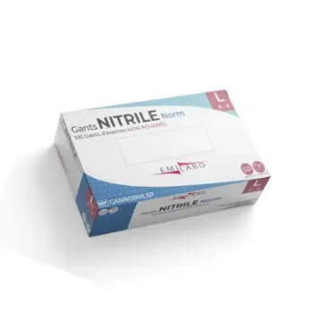 Divers - Box of 100 Powder-Free Nitrile Gloves Size L - GANGGLSP product image