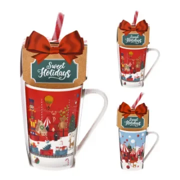 NO DISPONIBLE - Christmas Mug with Hot Chocolate Design - 90355 product image