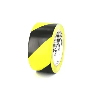 3M - Vinyl Tape Yellow and Black Striped - 766-50 product image