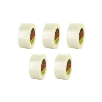 3M Reinforced Adhesive Tape - Transparent 50mm - 8956-50-x-5 product image