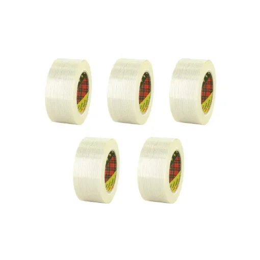 3M Reinforced Adhesive Tape - Transparent 50mm - 8956-50-x-5 product image
