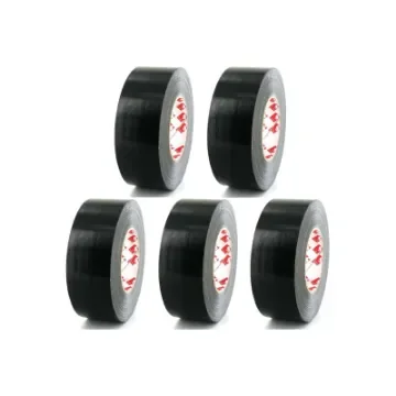 Scapa - Set of 5 Black Adhesive Fabric Tapes - 3120-50-noir-x-5 product image