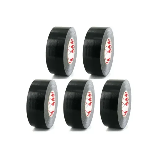 Scapa - Set of 5 Black Adhesive Fabric Tapes - 3120-50-noir-x-5 product image