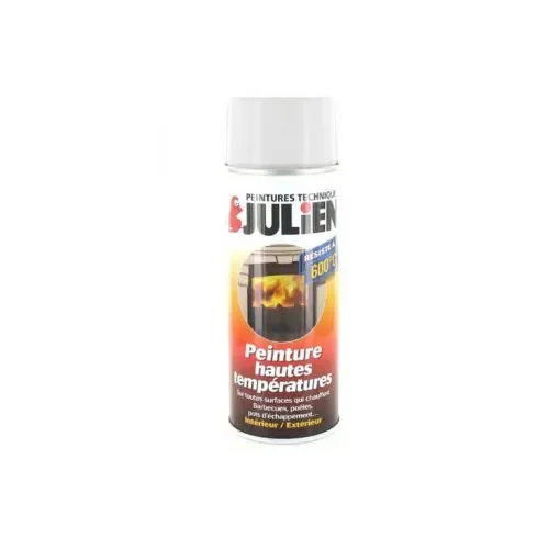 Julien - High Temperature Aerosol Paint Glossy White - Julien-HT-blanc-brillant-400ml product image