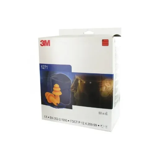 3M - Corded Earplugs with Cords for Noise Protection - M1200 product image