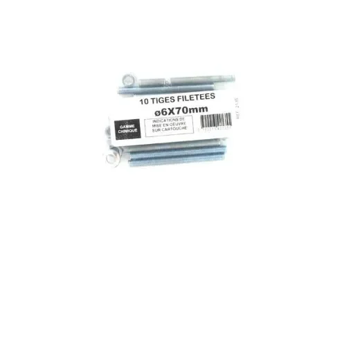 Batifix - M6 Threaded Rods Pack of 10 - FIXTIG-M6X70 product image