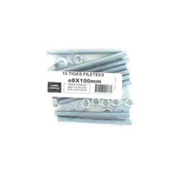 Batifix - Pack of 10 M8 Threaded Rods 8x100mm - FIXTIG-M8X100 product image
