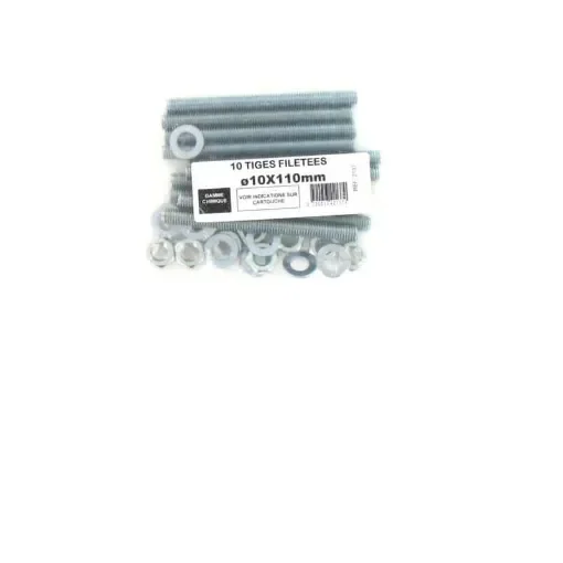 Batifix - Pack of 10 M10 Threaded Rods 10 x 110mm - FIXTIG-M10X110 product image