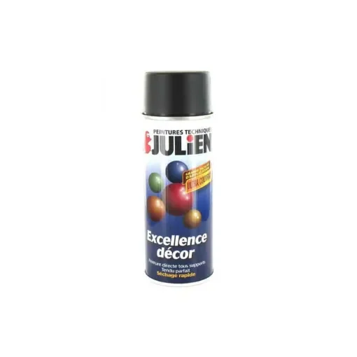 Julien - Satin Black Aerosol Paint 400ml - Julien-noir-satine-400ml product image