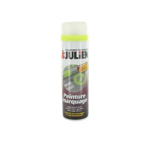 Julien - Fluorescent Yellow Marking Spray Paint 500ml - julien-marquage-jaune-fluo-500ml product image