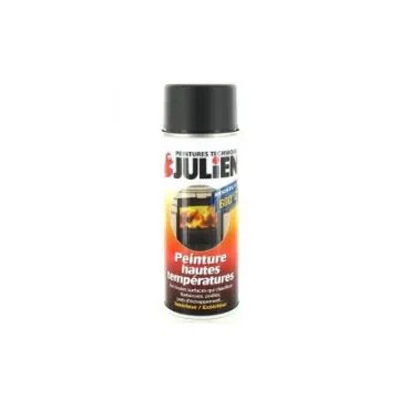 Julien - High Temperature Black Aerosol Paint 400ml - Peinture-arosol-Julien-hautes-te product image