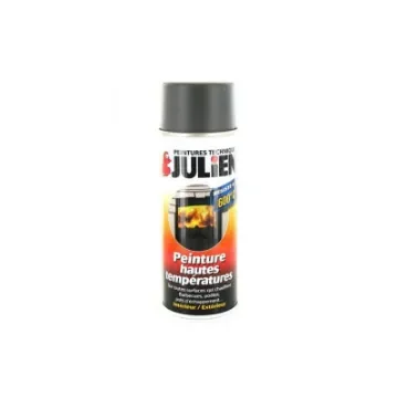 Julien - High Temperature Spray Paint Cast Iron Grey 400ml - Julien-hautes-tempratures-gris-f product image