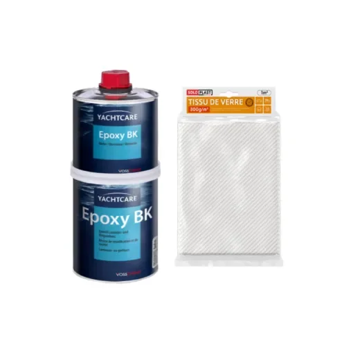 Soloplast - Yachtcare BK 1 Kg Resin Pack with Roving Fabric - PACK-BK-ROVING300 product image