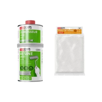 Soloplast - R123 Epoxy Resin Pack with Roving Glass Fabric - PACK-R123-ROVING100 product image