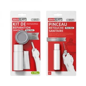 Soloplast - Ceramic Enamel Bathroom Repair Kit - REPAREMAIL-RETOUCHEMAIL product image