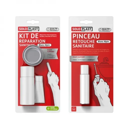 Soloplast - Ceramic Enamel Bathroom Repair Kit - REPAREMAIL-RETOUCHEMAIL product image