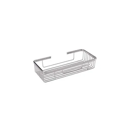 Stark - Rectangular Steel Basket with Chrome Finish - B002 product image