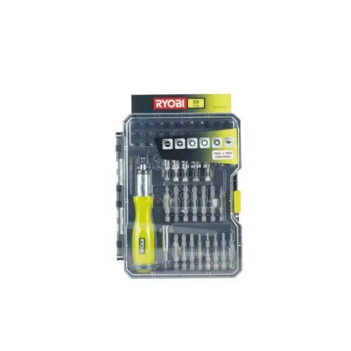 Ryobi - 59-Piece Screw and Bolt Accessory Set with Ratchet Screwdriver - 5132002251 product image