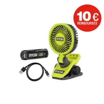 Ryobi - 4V USB Lithium Clip Fan with Battery - 5133006143-ODRnoel24 product image