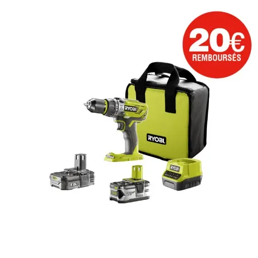 Ryobi - 18V ONEPLUS 2-Speed Drill/Driver with Batteries - 5133004860-ODRnoel24 product image