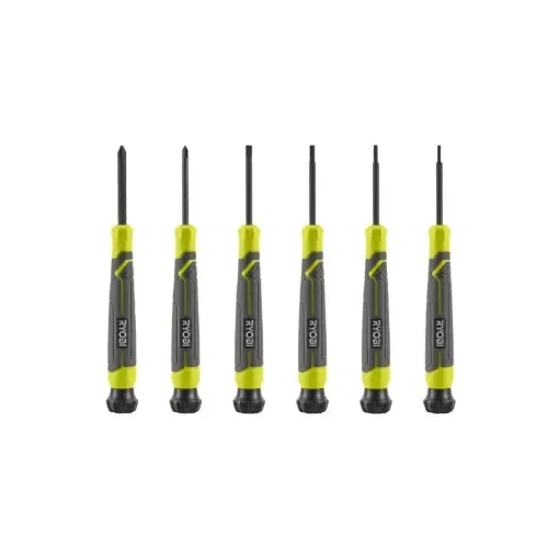 Ryobi - Precision Screwdriver Set of 6 with Magnetic Tips - 5132006048 product image