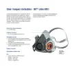 3M - Half Mask Respirator Size M - Demi-masque-3M-6200 product image