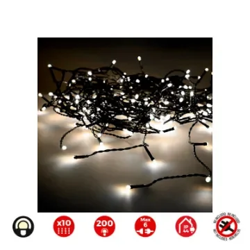 EDM Light Curtain 2x2m Warm White LEDs - 71263 product image