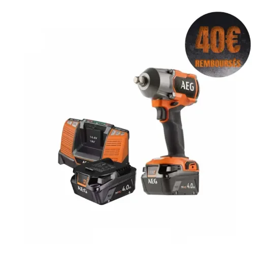 AEG - 18V Brushless Impact Wrench 700 Nm - BSS18MTF12-402C product image