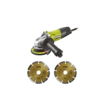 Ryobi - 800W 125mm Angle Grinder with 2 Diamond Discs - 5133002622 product image