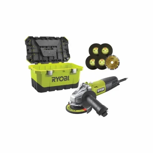 Ryobi - 800W Angle Grinder 125mm with Diamond Disc - 5133003686 product image