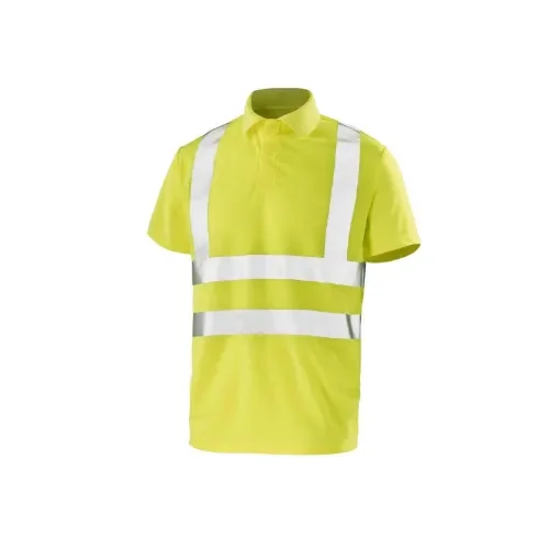 Cepovett - High Visibility Polo Short Sleeves Fluorescent Yellow - T090-J-3XL product image
