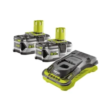 Ryobi - 18V One+ 5.0 Ah LithiumPlus Battery Pack with Charger - 5133004422 product image