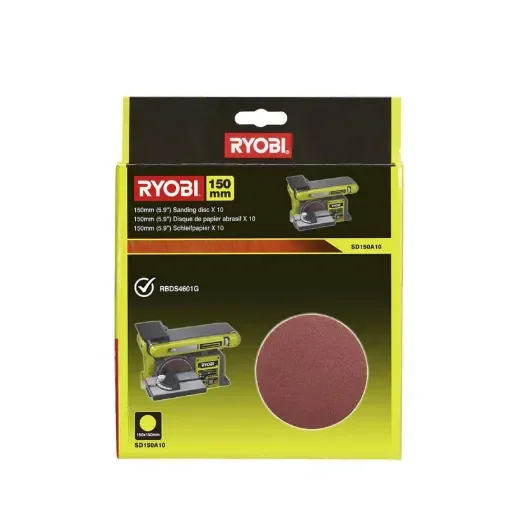Ryobi - 150 mm Diamond Self-Adhesive Discs Grit 80 - 5132003685 product image