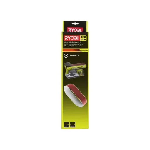 Ryobi - 5 Abrasive Belts 100 x 914 mm Grit 80 - 5132003683 product image