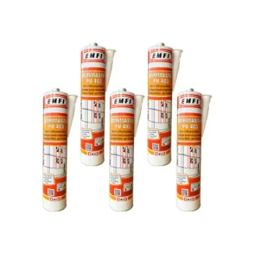 Emfi - Polyurethane Adhesive Sealant White 300ml - PU403blancx5 product image