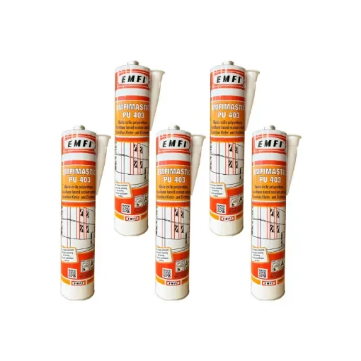 Emfi - Polyurethane Adhesive Sealant Black 300ml x5 - PU403noirx5 product image