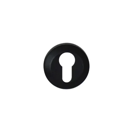 Divers Round Cylinder Rosettes - Black Anodised Aluminium x2 - R3002NO product image