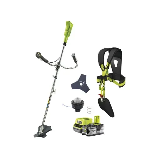 Ryobi - 18V One+ Brush Cutter Pack with Battery & Charger - 5133002619-5133003360 product image
