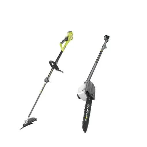 Ryobi - 1200W Electric Brush Cutter & Expand-it Chainsaw Pruner - 5133002506-5132002797 product image