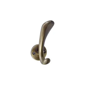 Divers - Curved Hook on Mounting Rose - Bronze Finish - 080707BZ product image
