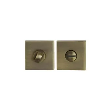 Divers - Square Rose Plates with Lock - Bronze Finish R2003BRO product image