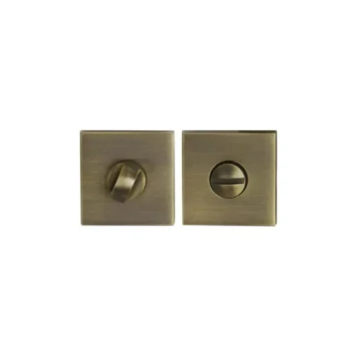 Divers - Square Rose Plates with Lock - Bronze Finish R2003BRO product image