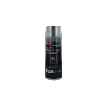 Julien - High Temperature Satin Aluminium Aerosol Paint 400ml - 6037942 product image