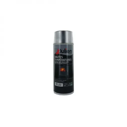 Julien - High Temperature Satin Aluminium Aerosol Paint 400ml - 6037942 product image